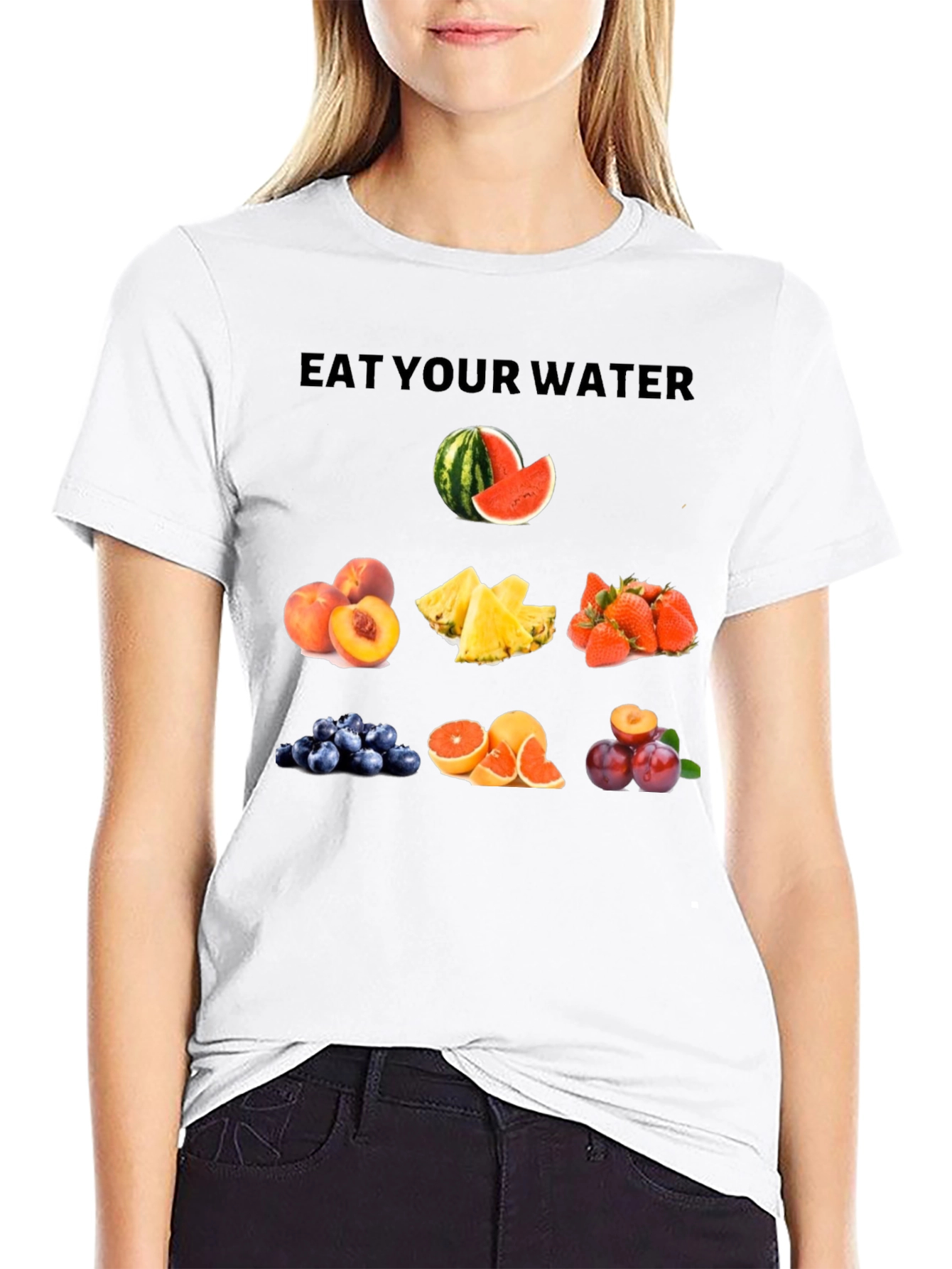 Eat Your Water Graphic T-Shirt