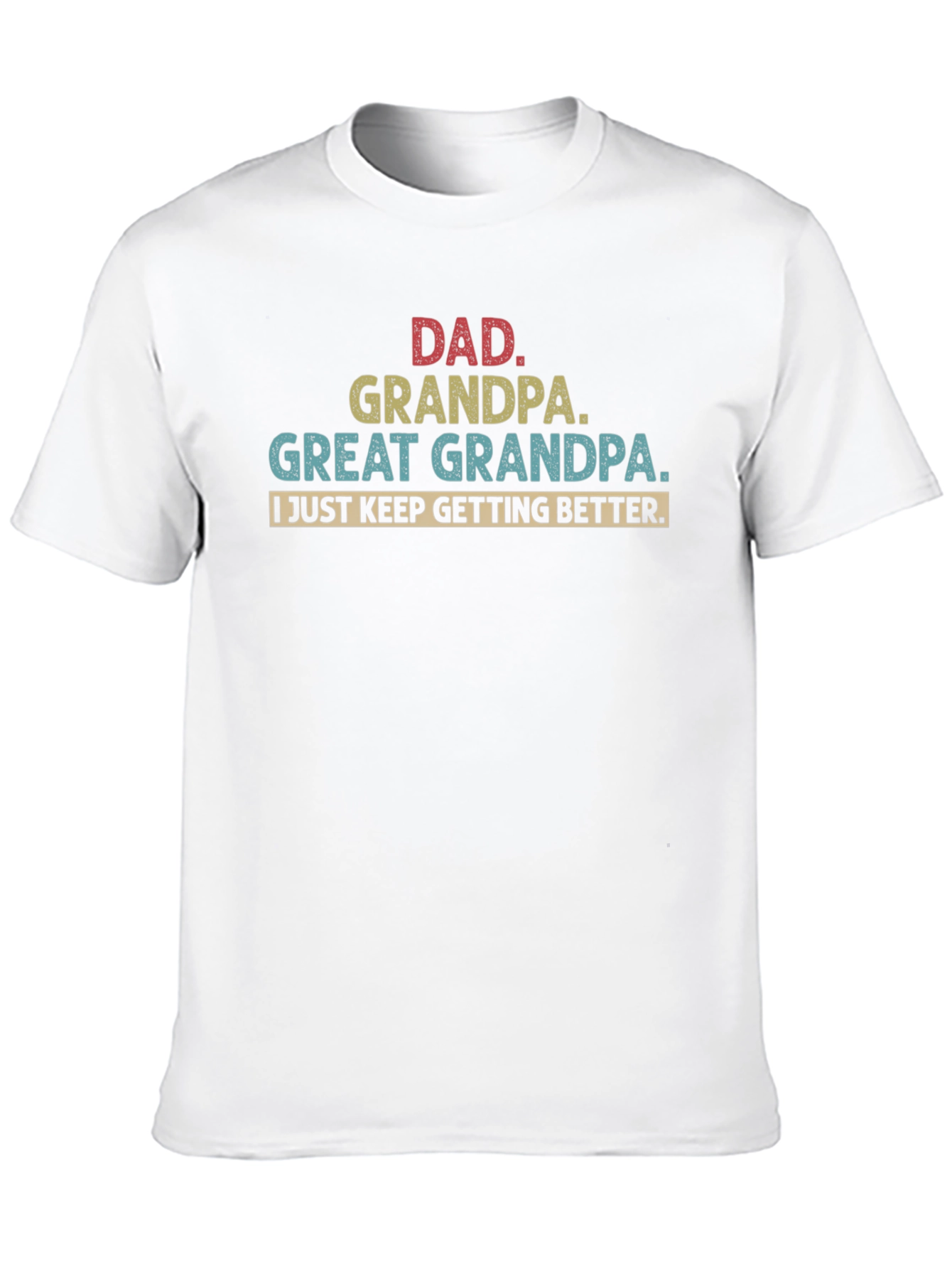 Dad Grandpa Great Grandpa Mens Black T-Shirt