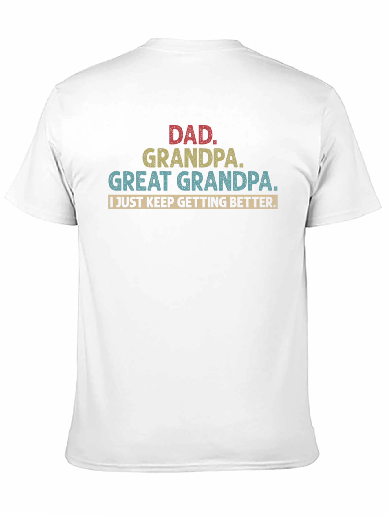 Dad Grandpa Great Grandpa Mens Black T-Shirt