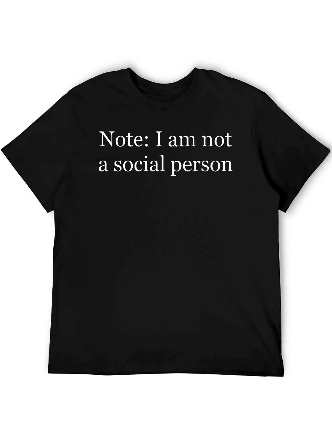 Introvert Alert T-Shirt - Note: Not a Social Person