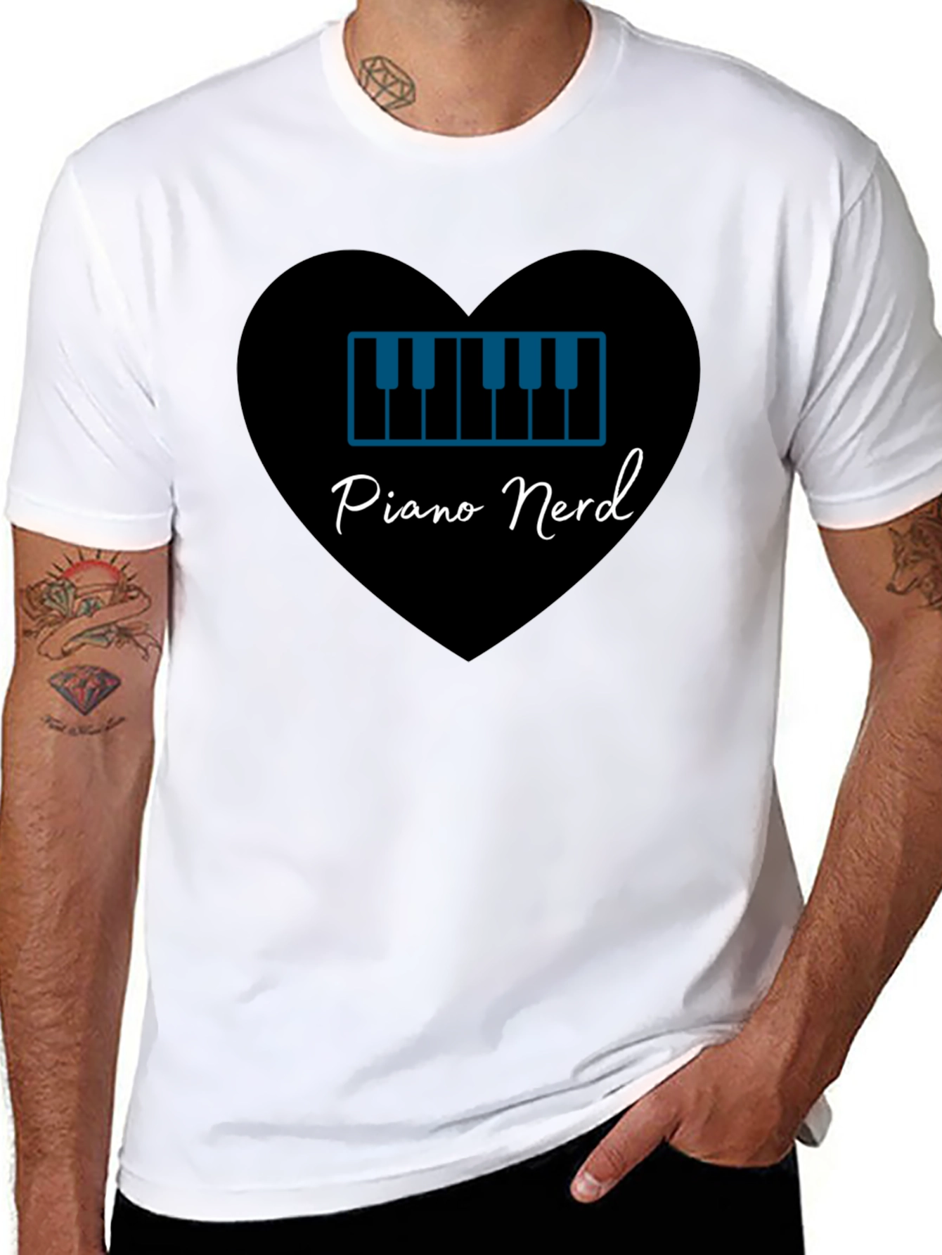 Piano Nerd T-Shirt - Music Lover Tee