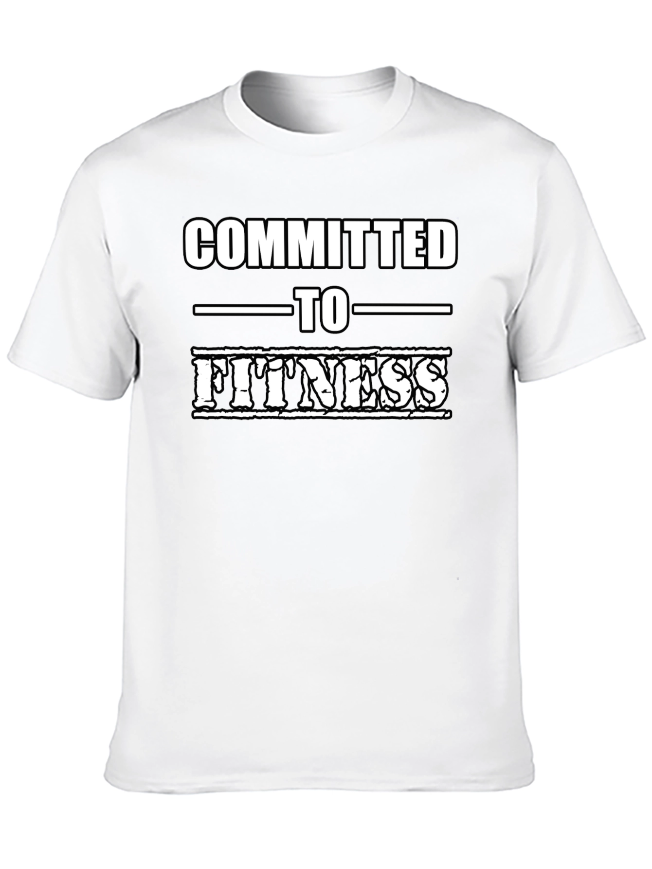 Committed To Fitness Black T-Shirt