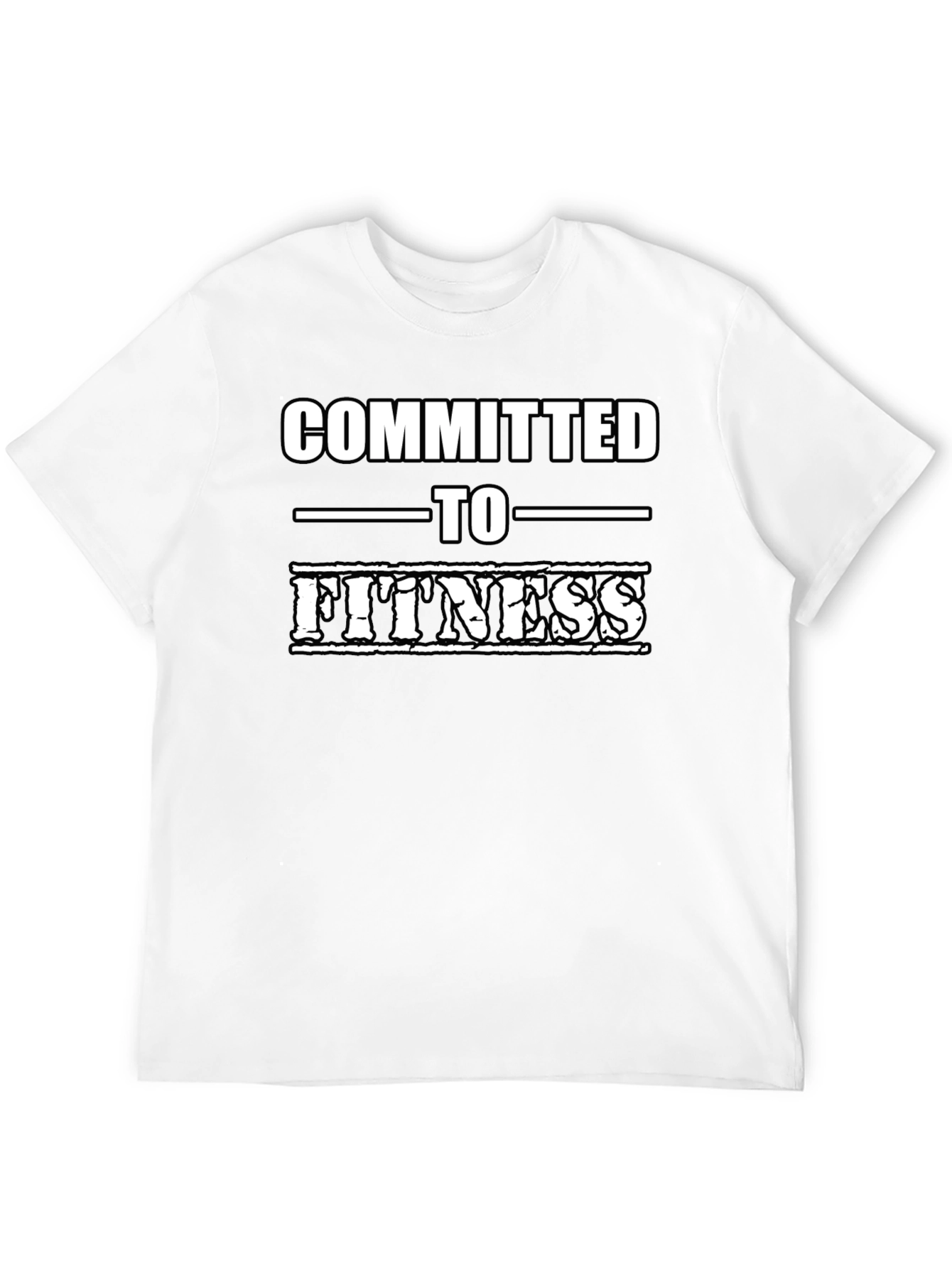 Committed To Fitness Black T-Shirt