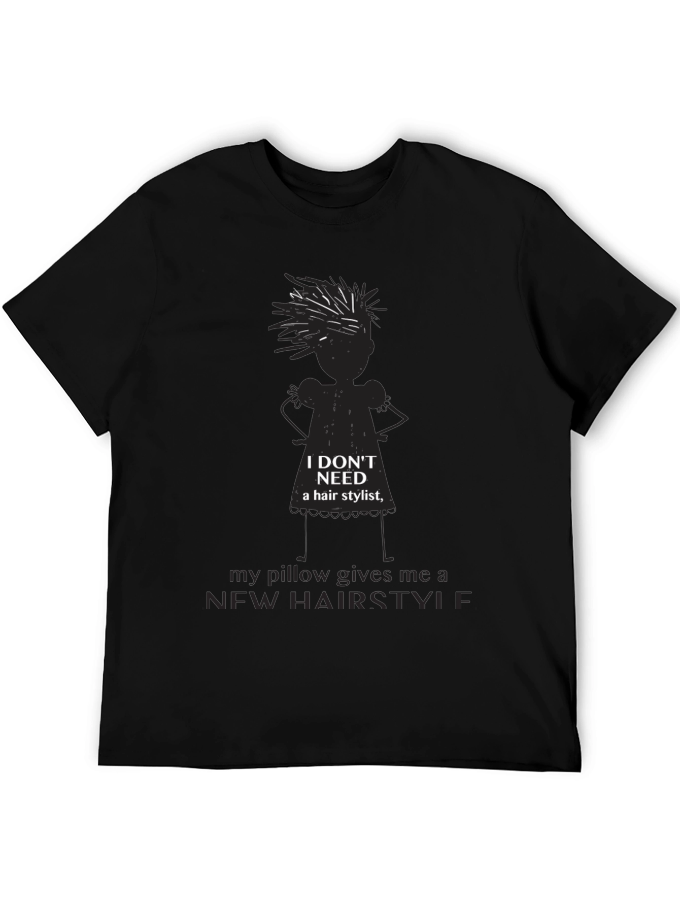 Funny Hair Pillow T-Shirt