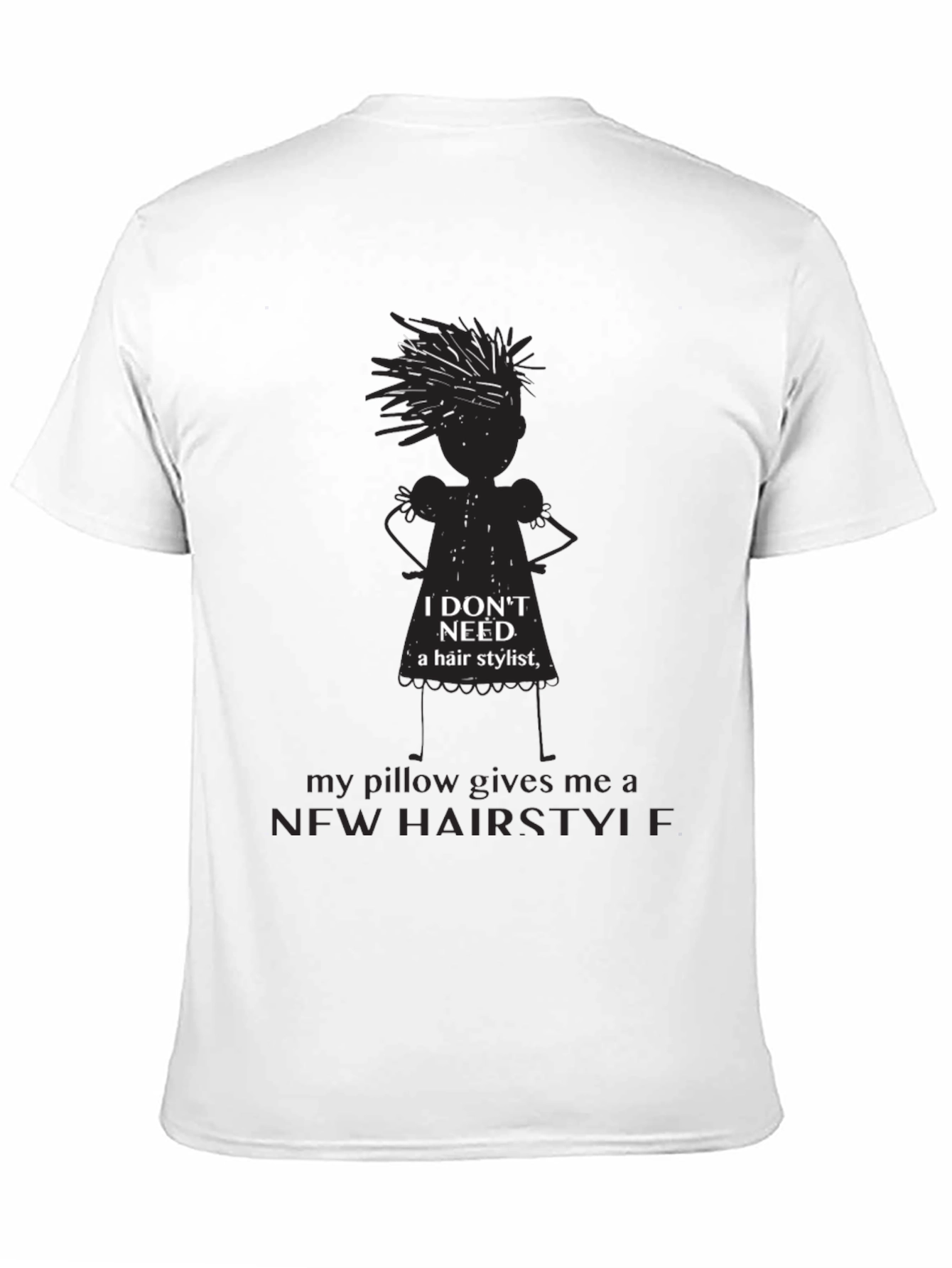 Funny Hair Pillow T-Shirt