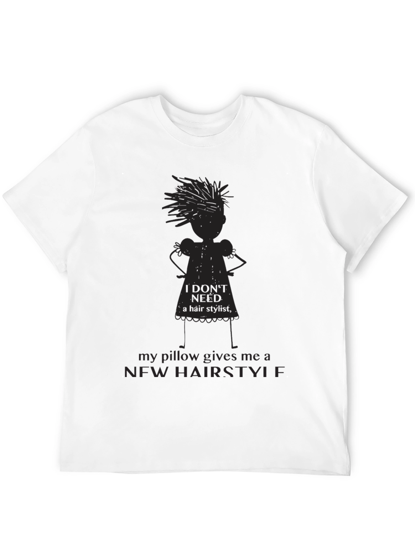 Funny Hair Pillow T-Shirt
