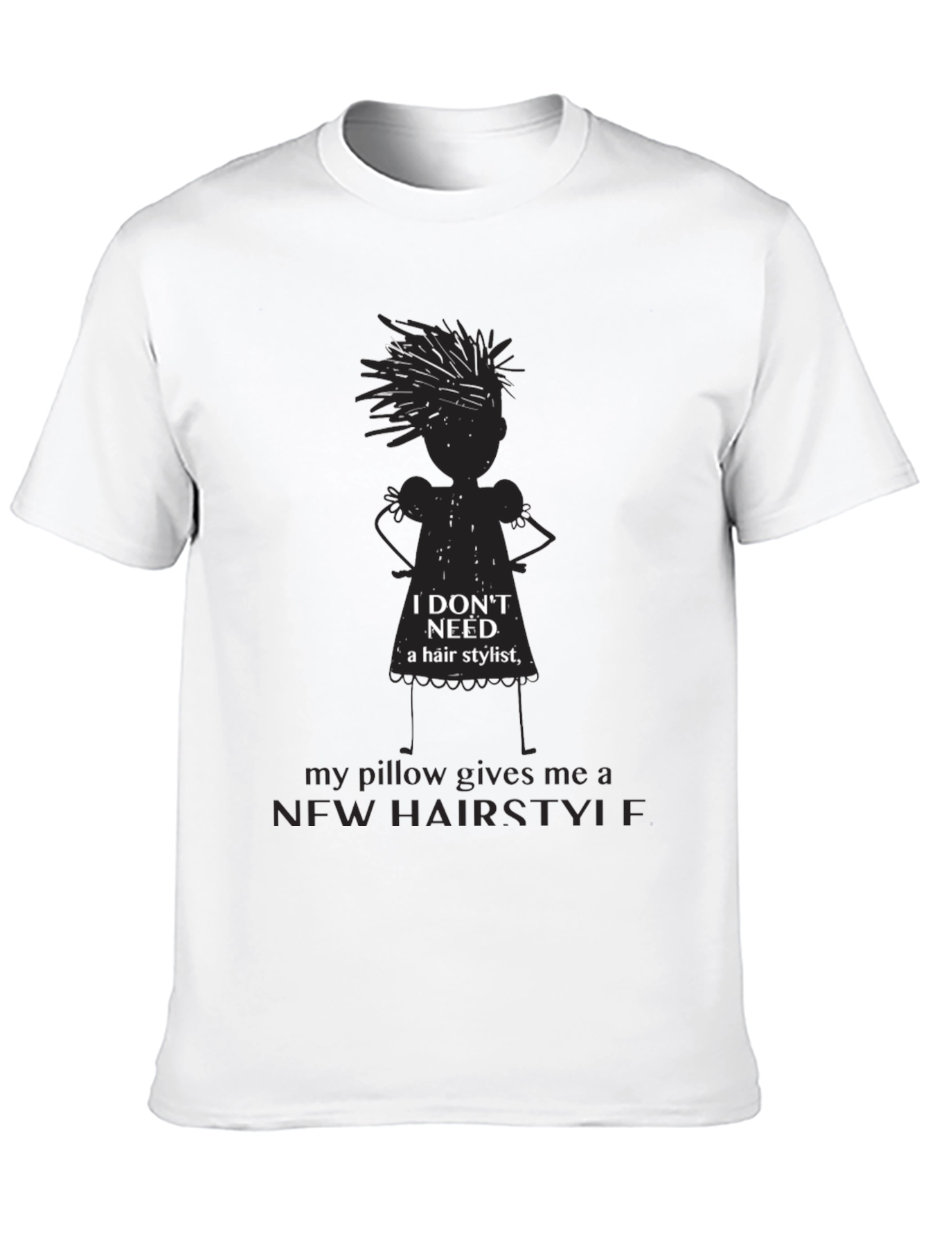 Funny Hair Pillow T-Shirt