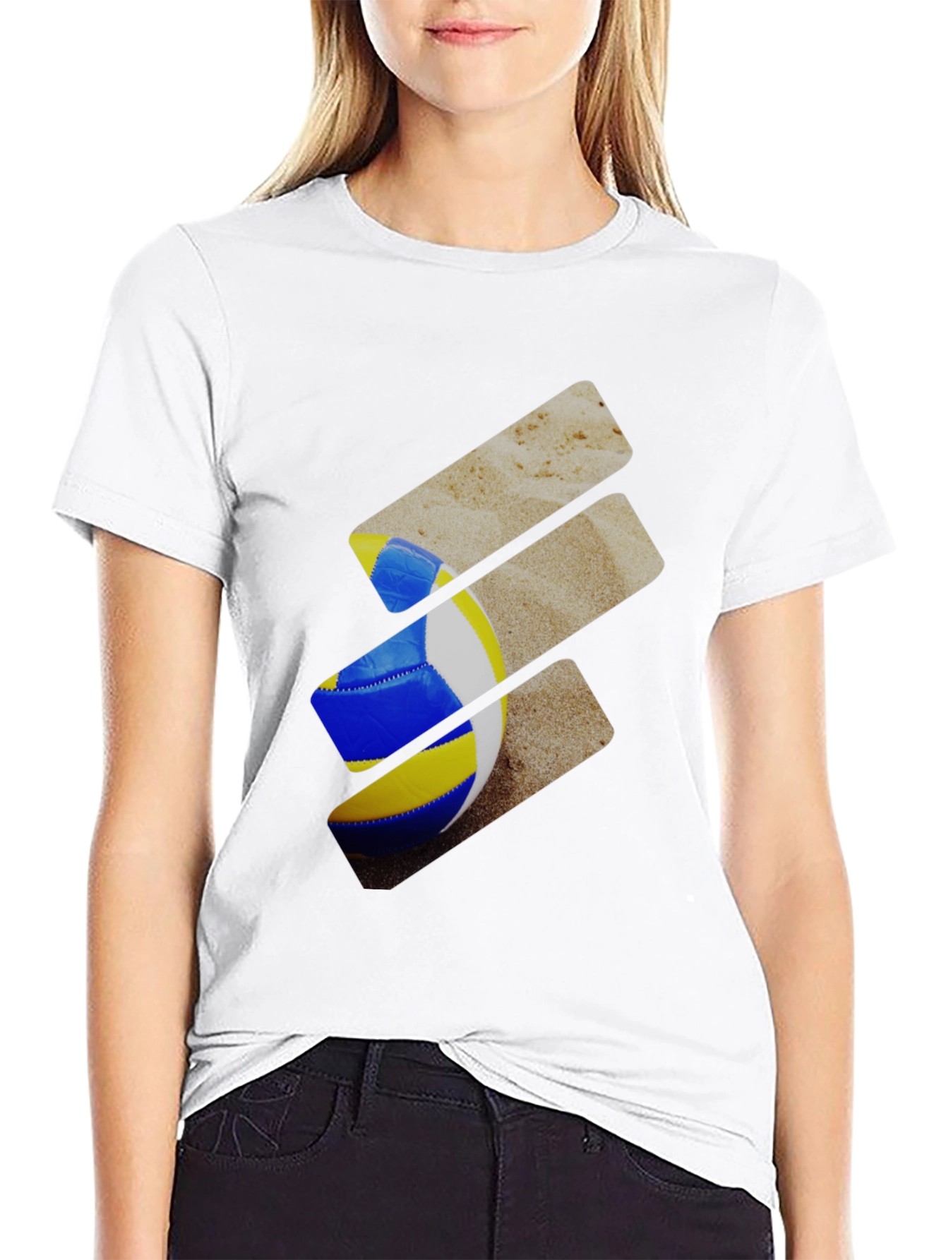 Volleyball Beach T-Shirt - Unique Design