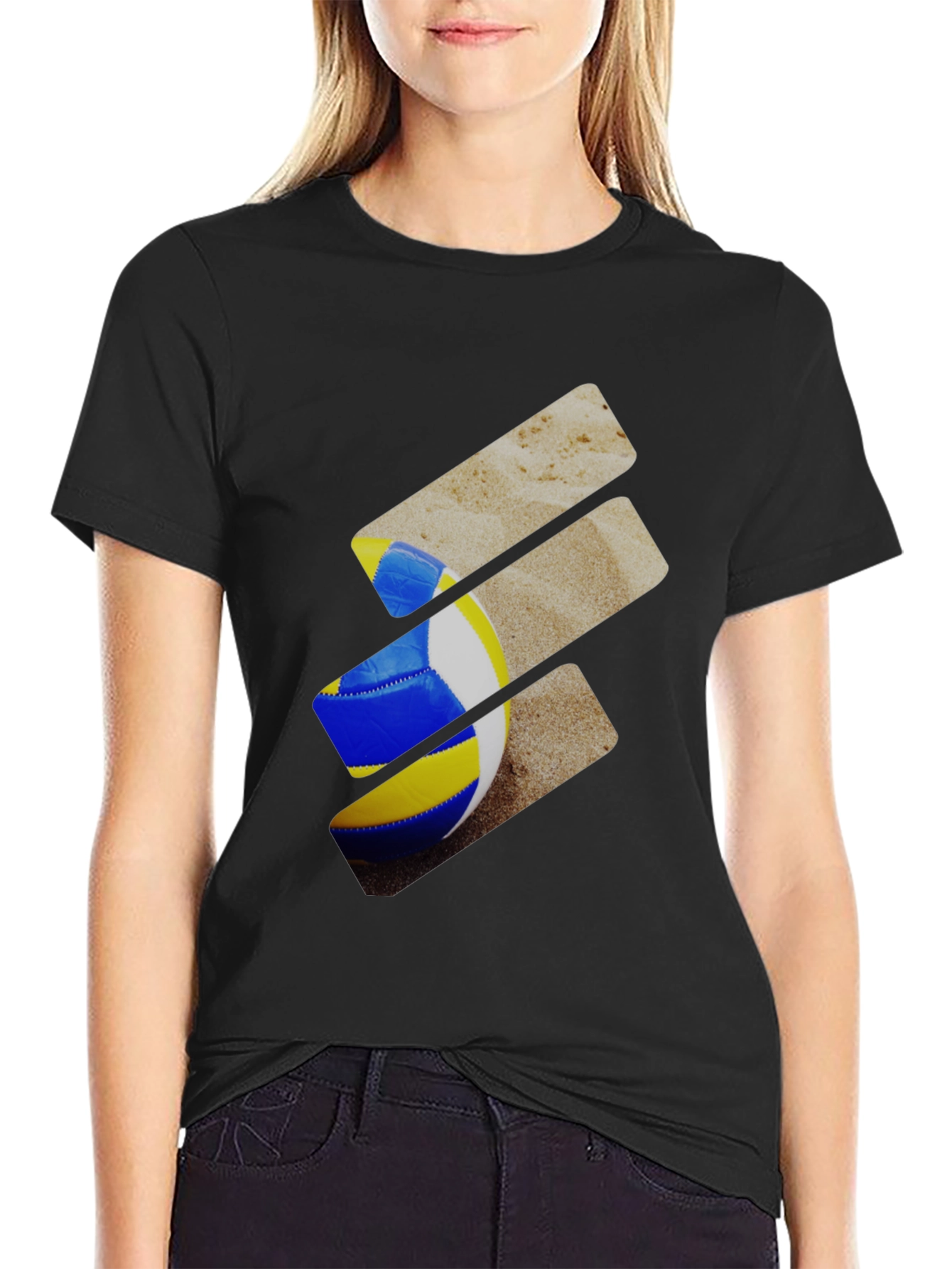 Volleyball Beach T-Shirt - Unique Design