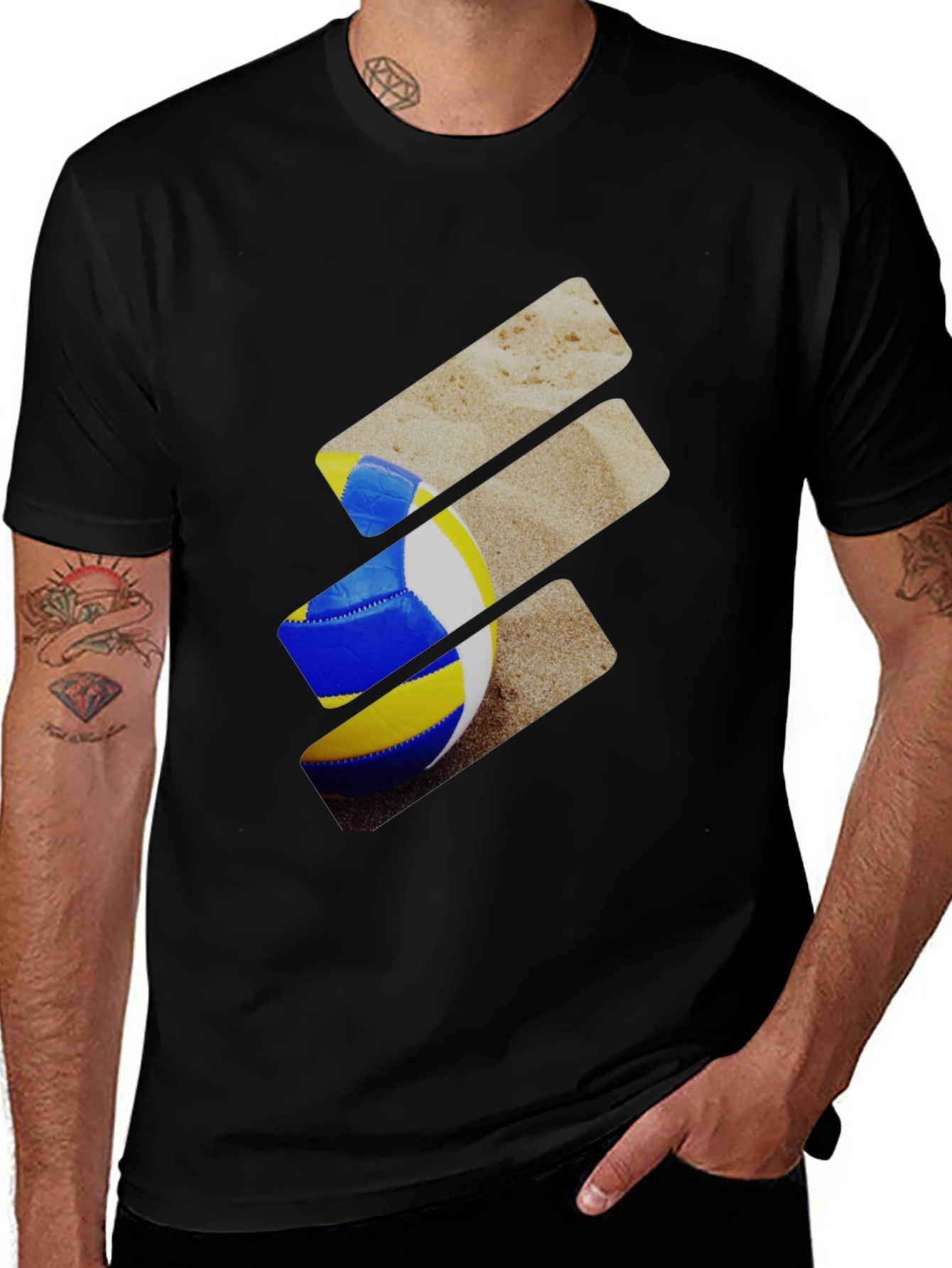 Volleyball Beach T-Shirt - Unique Design