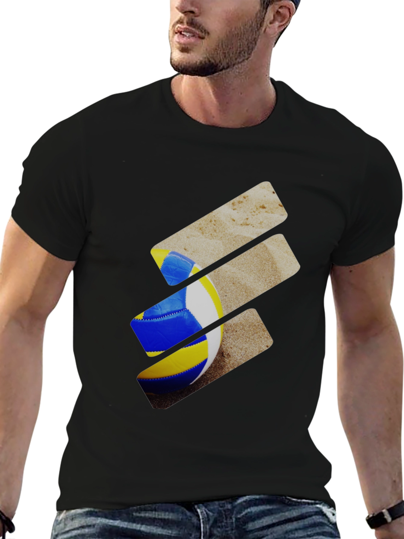 Volleyball Beach T-Shirt - Unique Design