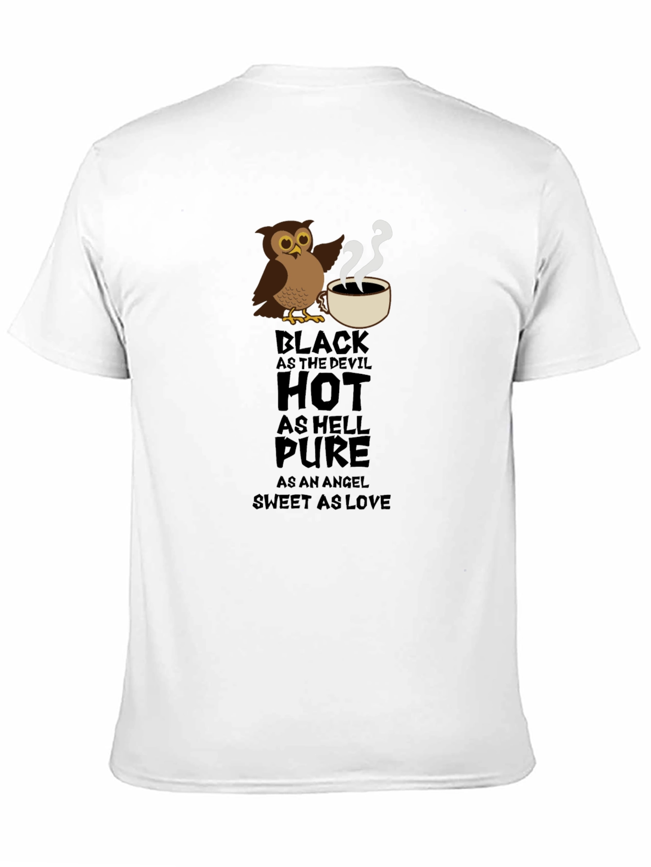 Black Devil Owl Coffee T-Shirt