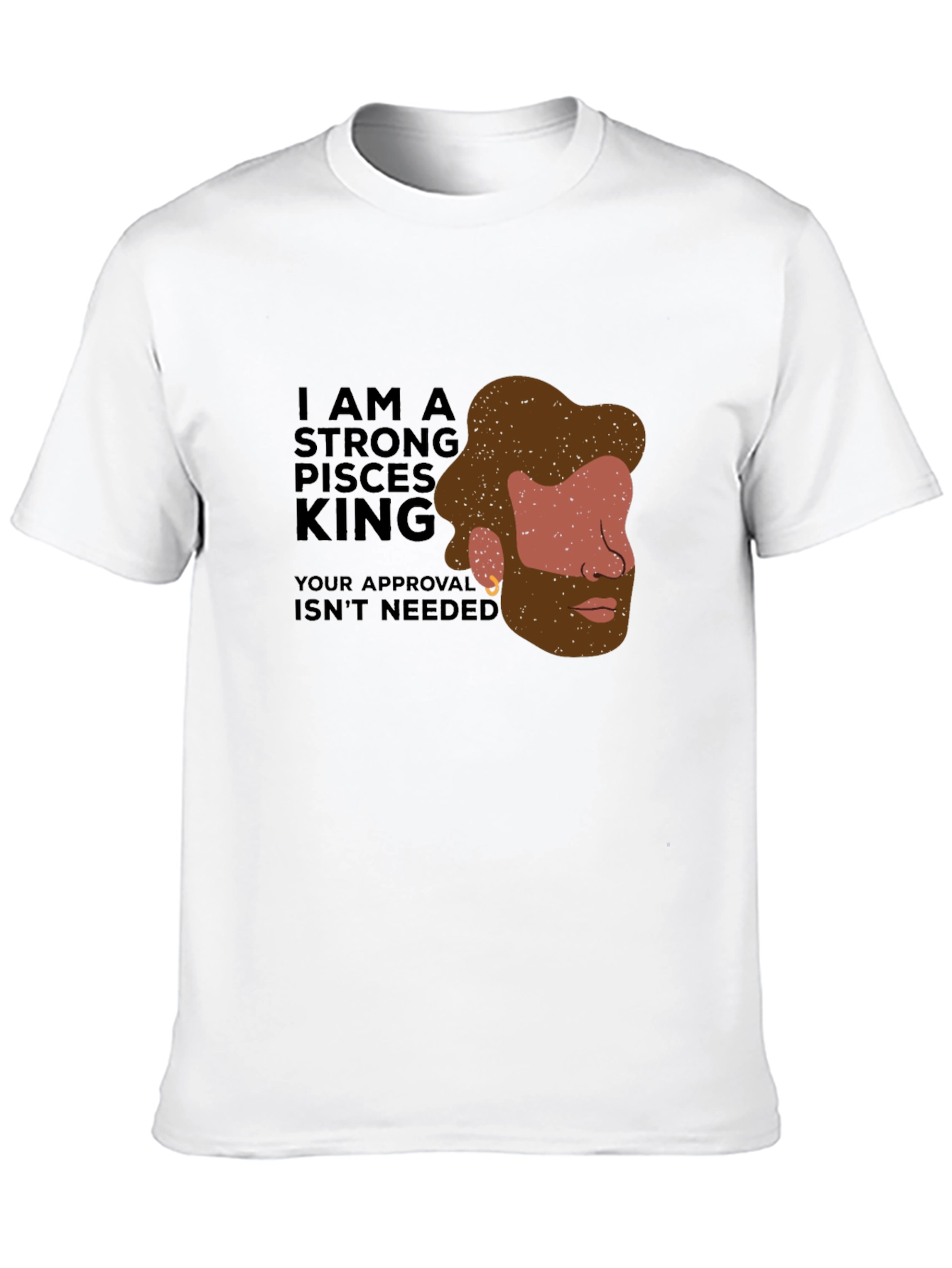 Strong Pisces King Graphic T-Shirt