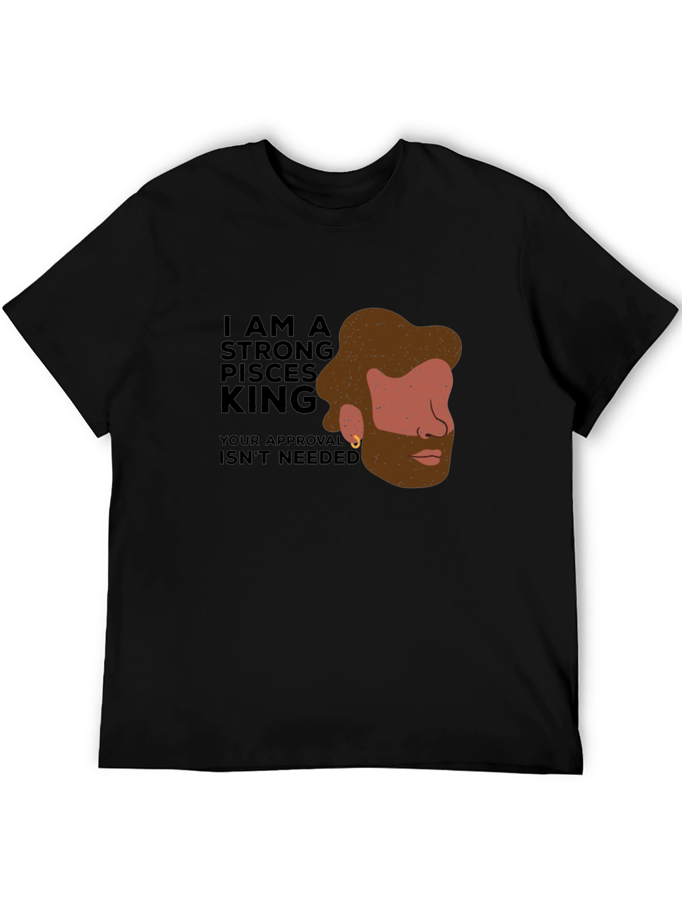 Strong Pisces King Graphic T-Shirt