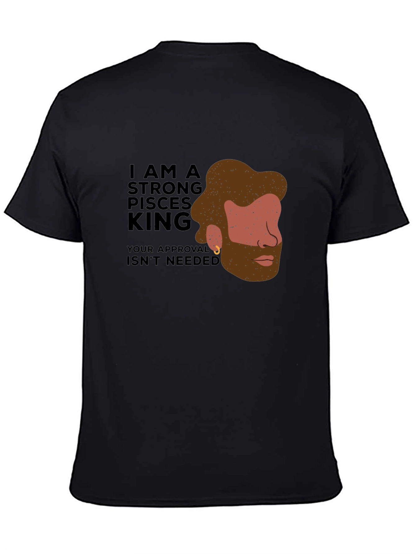 Strong Pisces King Graphic T-Shirt