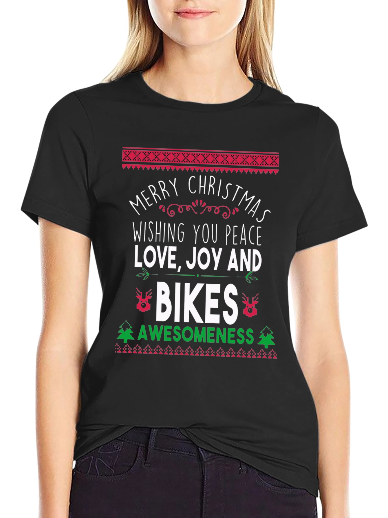Merry Christmas Bikes Awesomeness T-Shirt