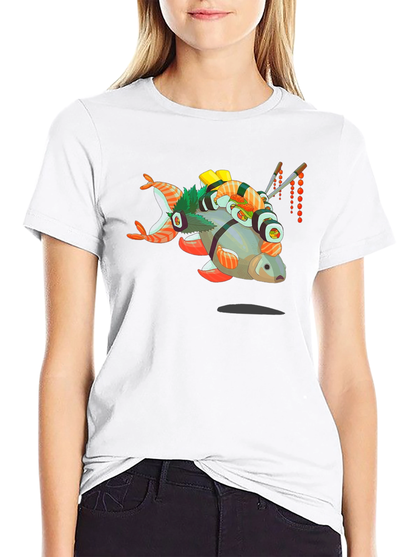 Sushi Fish T-Shirt - Unique Graphic Tee