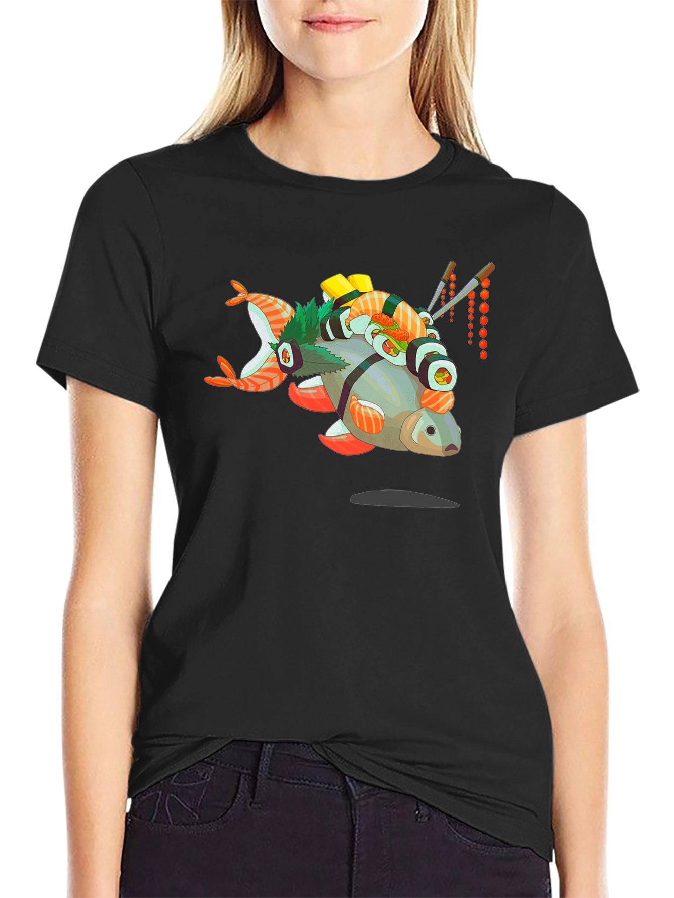 Sushi Fish T-Shirt - Unique Graphic Tee