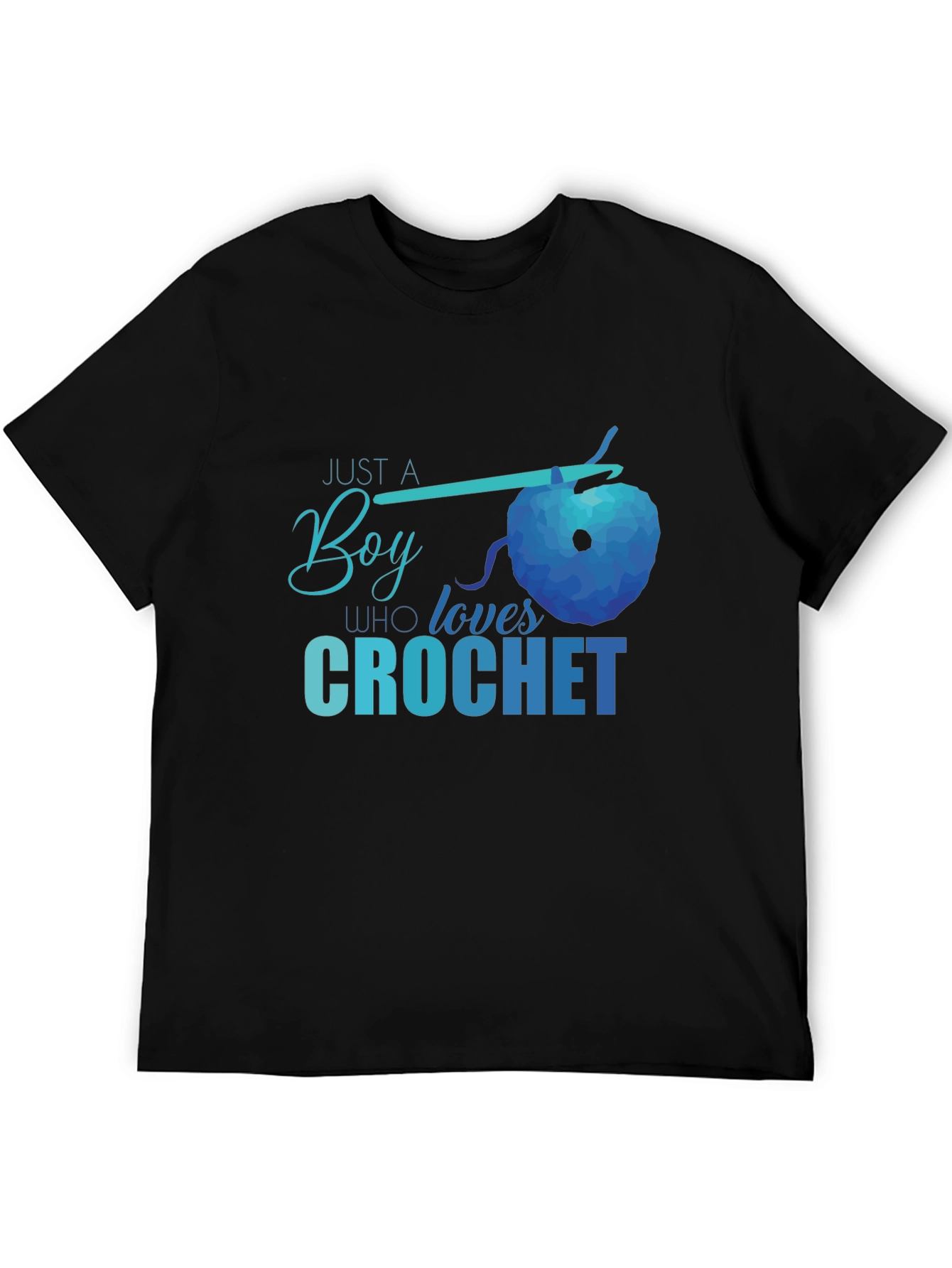 Just a Boy Who Loves Crochet T-Shirt