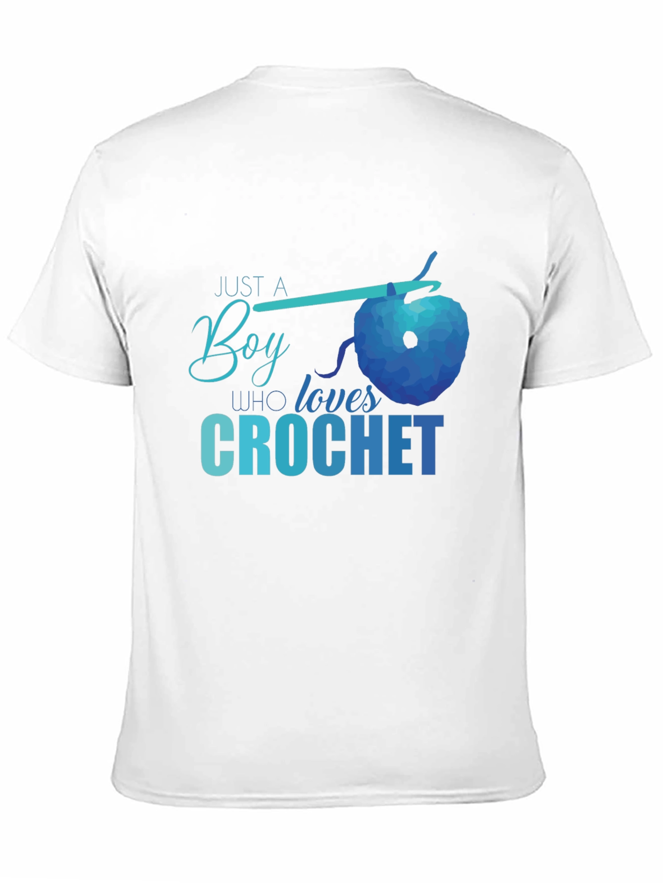 Just a Boy Who Loves Crochet T-Shirt
