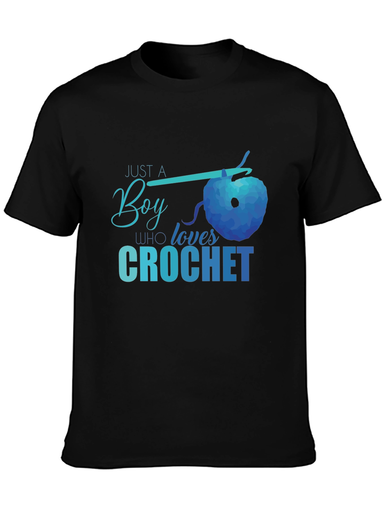 Just a Boy Who Loves Crochet T-Shirt