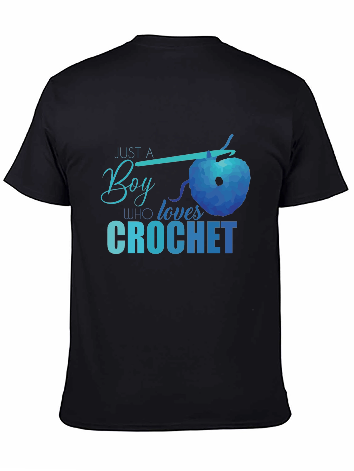 Just a Boy Who Loves Crochet T-Shirt