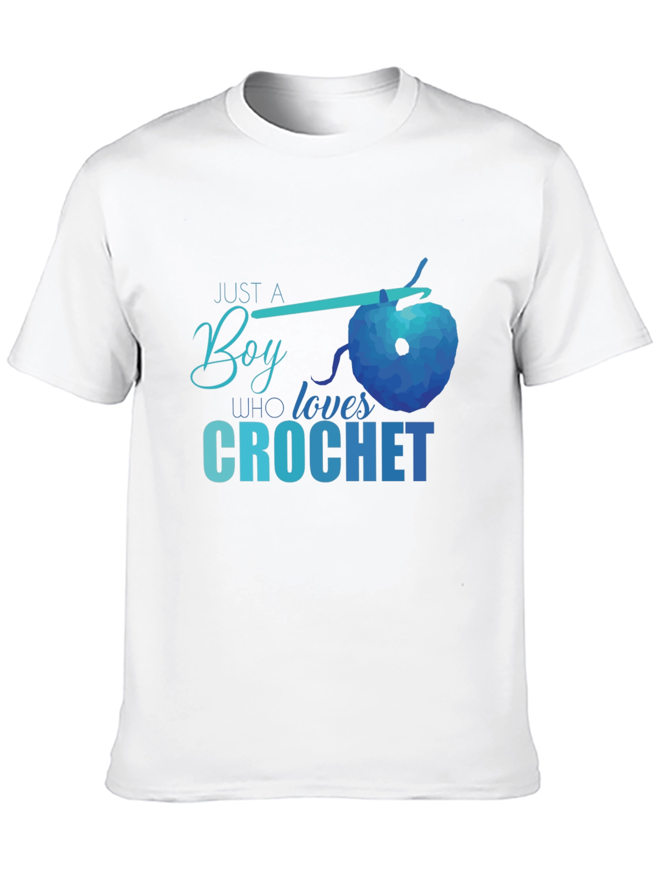 Just a Boy Who Loves Crochet T-Shirt