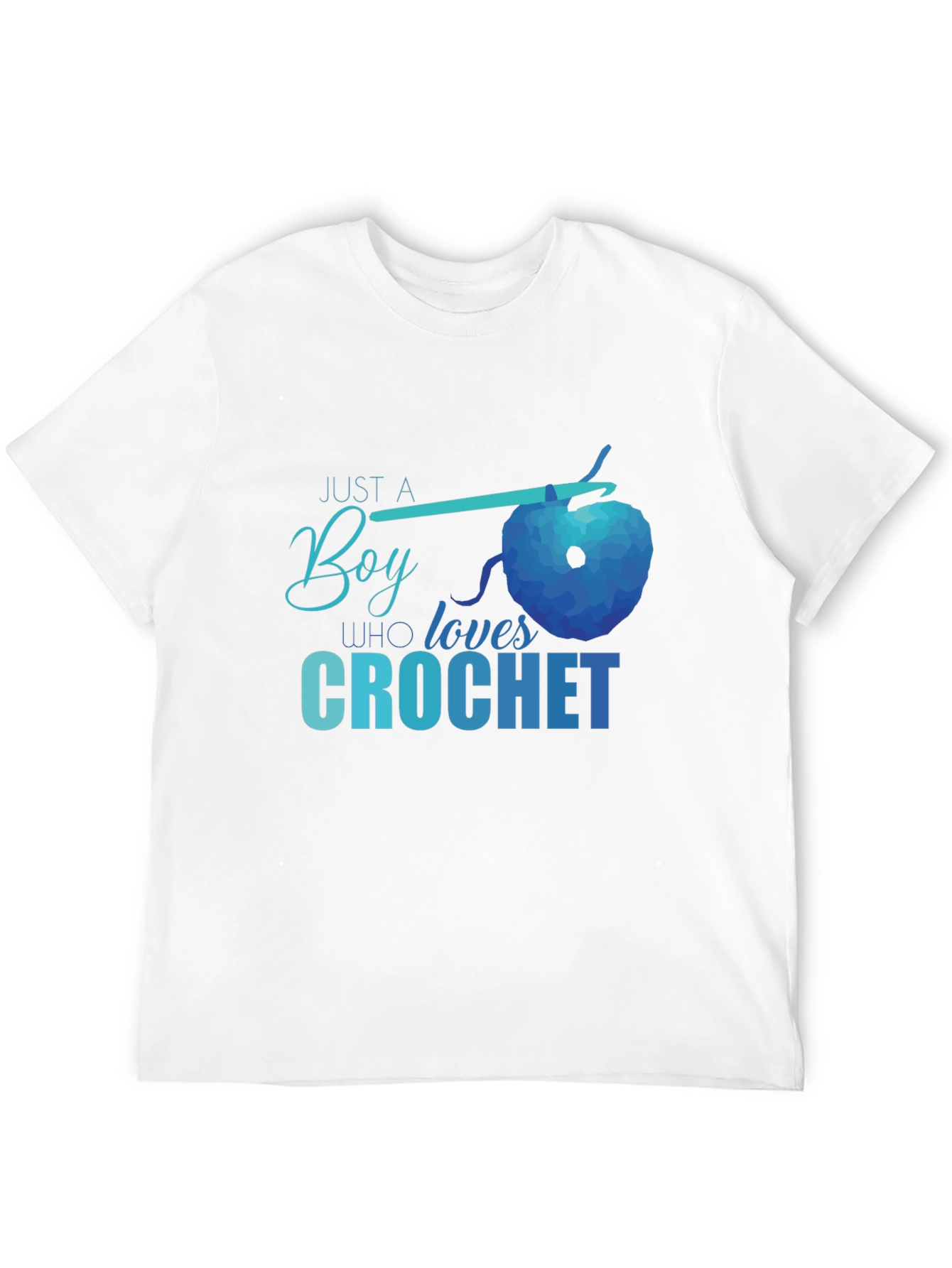 Just a Boy Who Loves Crochet T-Shirt