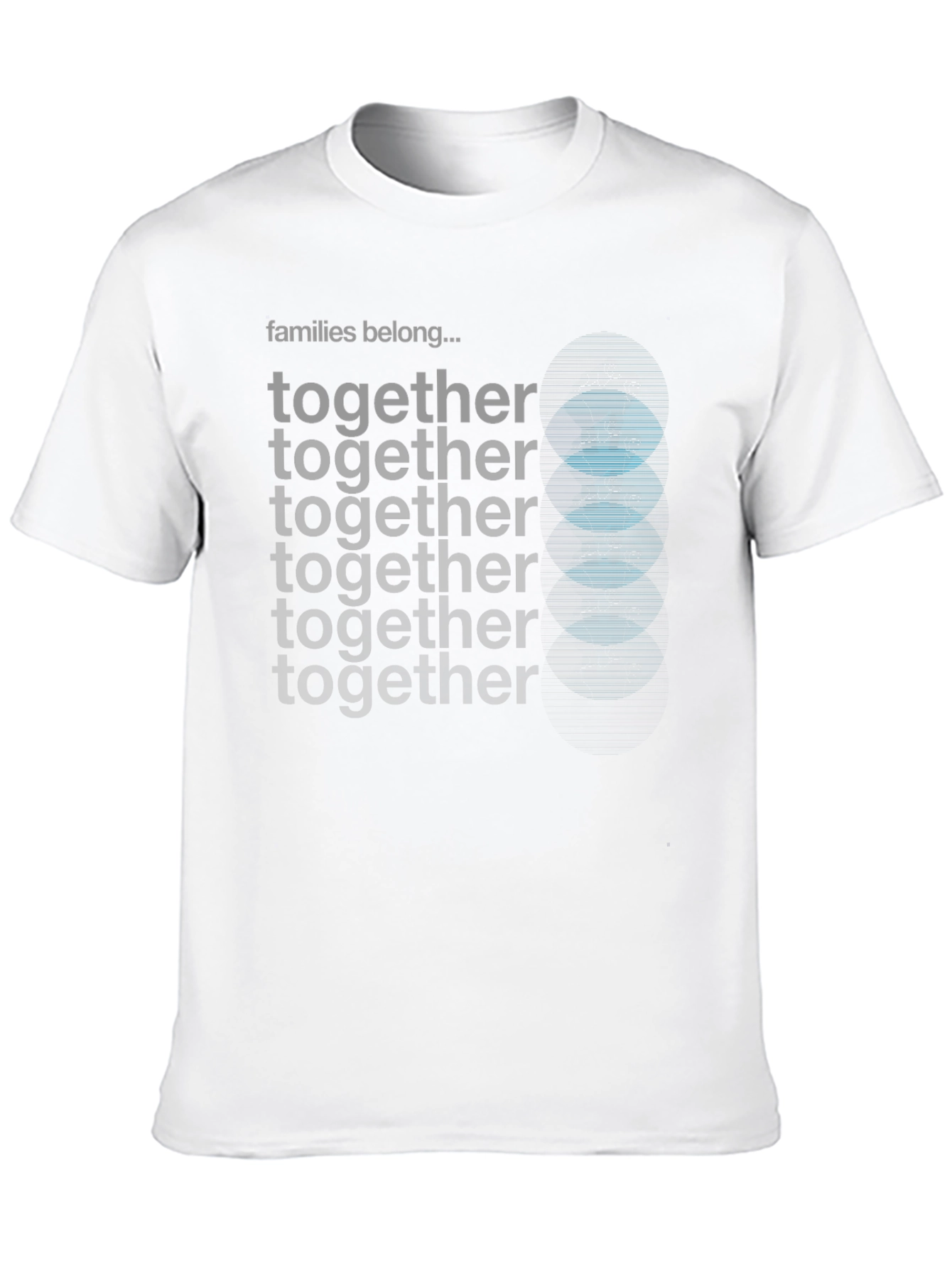 Families Belong Together Black Tee