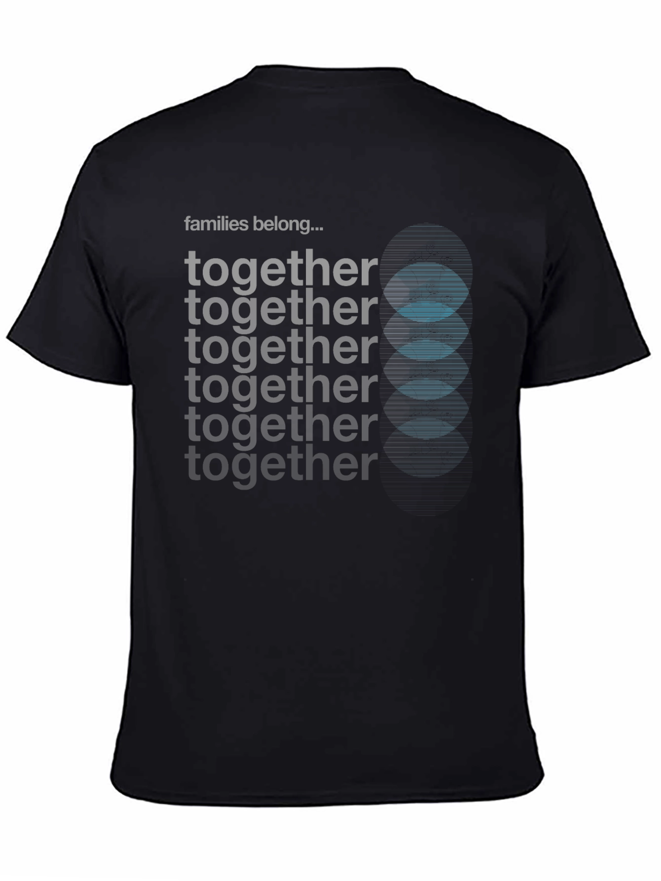 Families Belong Together Black Tee