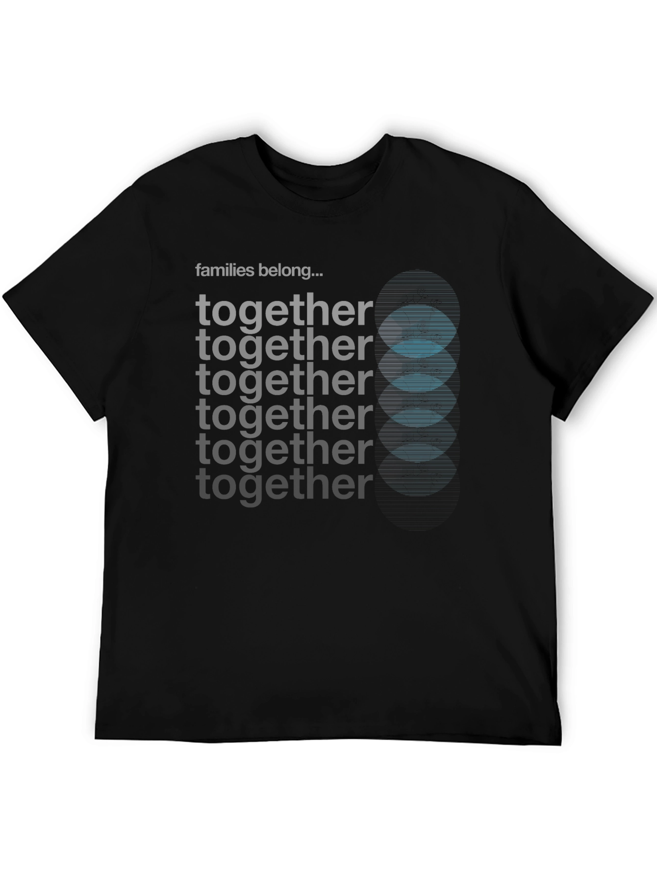 Families Belong Together Black Tee