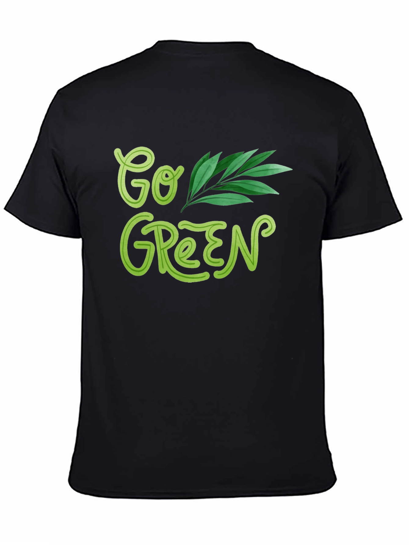 Go Green Graphic Tee - Eco Friendly Fashion