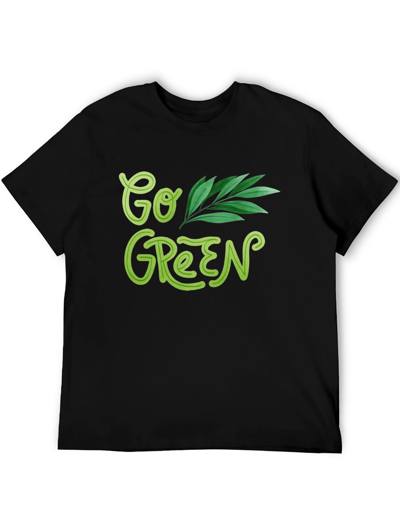 Go Green Graphic Tee - Eco Friendly Fashion
