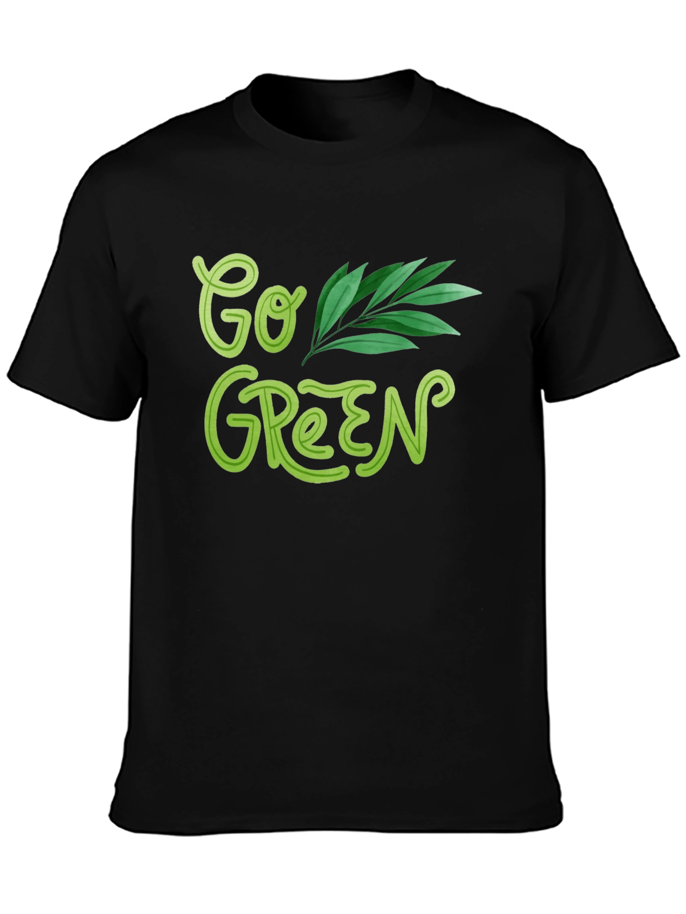 Go Green Graphic Tee - Eco Friendly Fashion