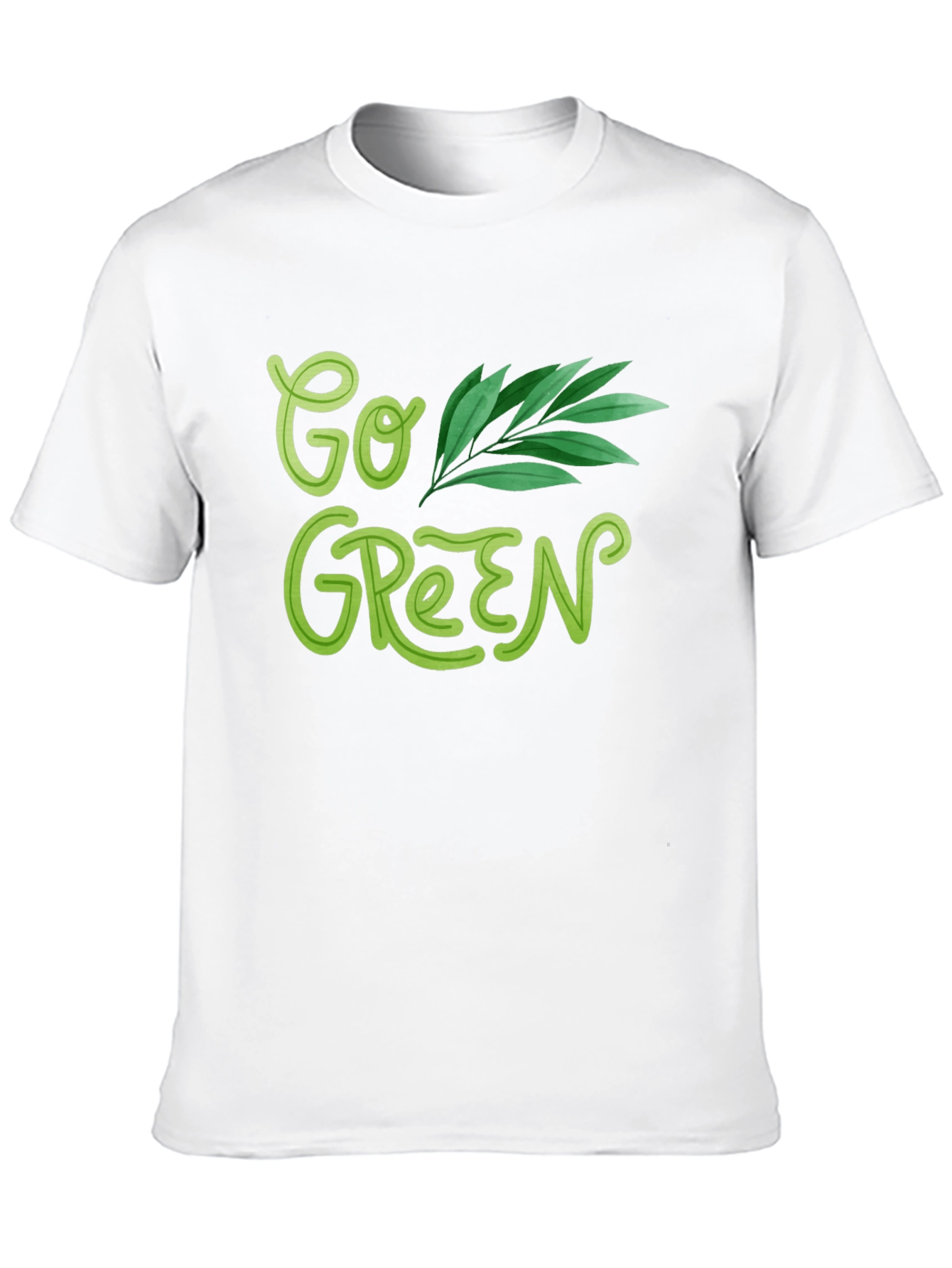 Go Green Graphic Tee - Eco Friendly Fashion