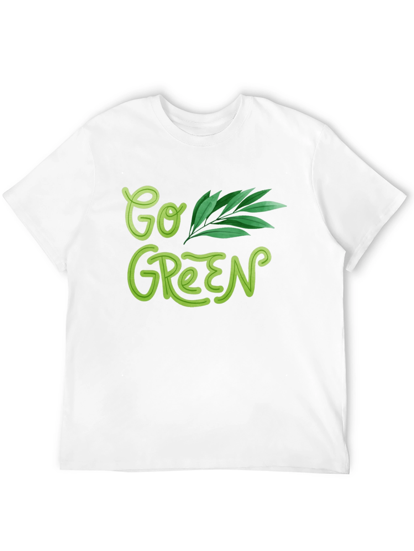 Go Green Graphic Tee - Eco Friendly Fashion