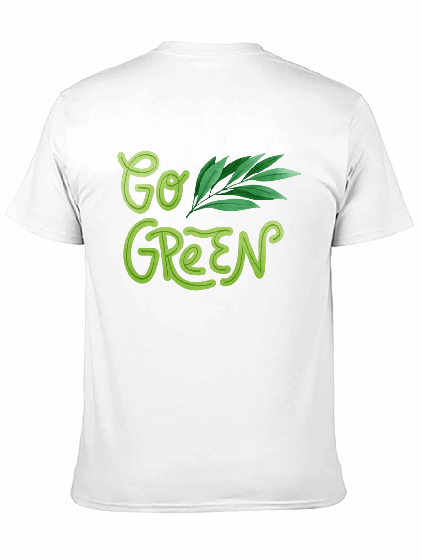 Go Green Graphic Tee - Eco Friendly Fashion