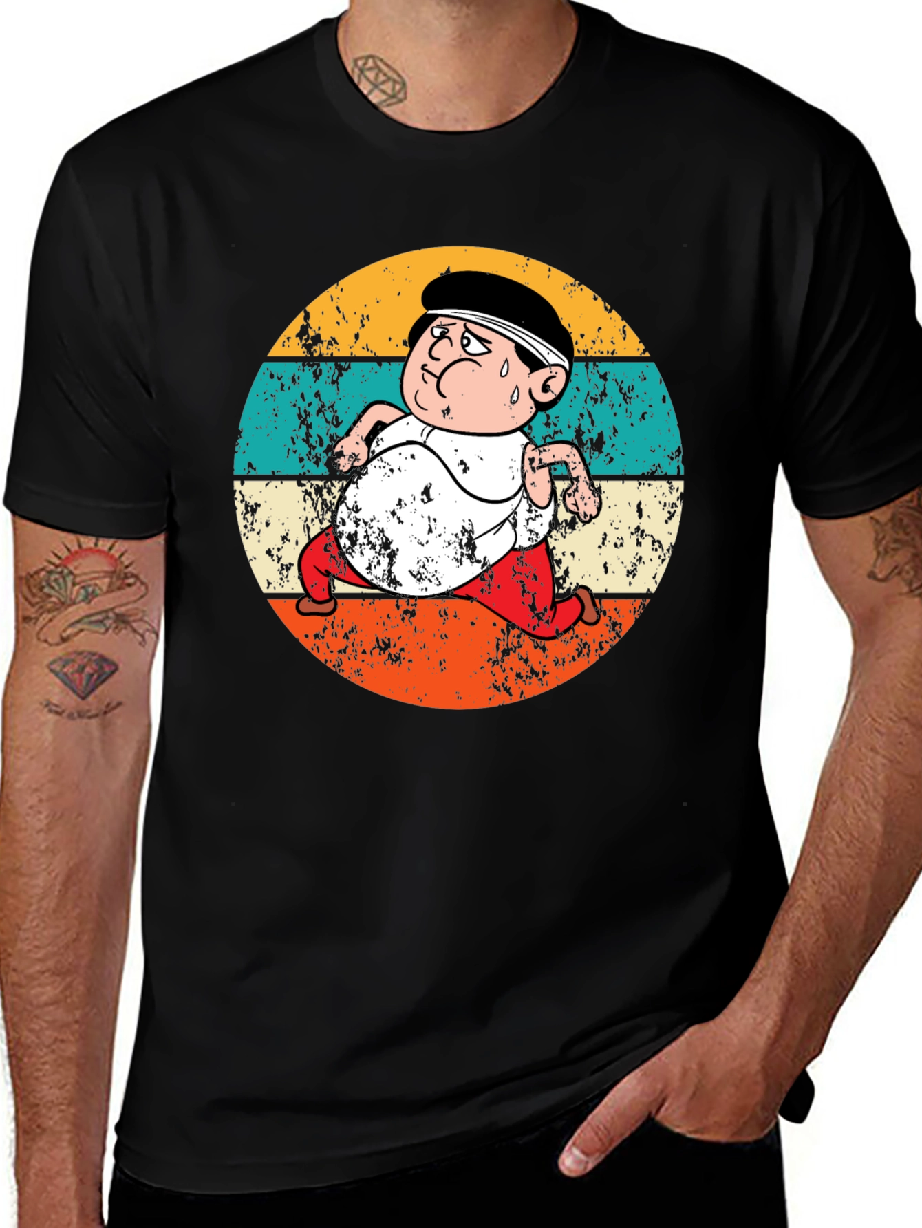 Retro Runner Graphic Tee - Comfort Fit