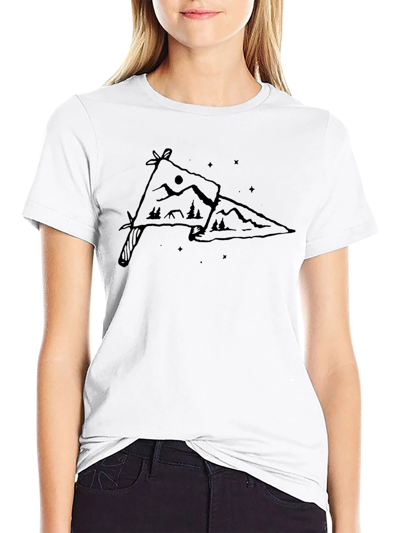 Mountain Knife Graphic T-Shirt - Adventure Ready!
