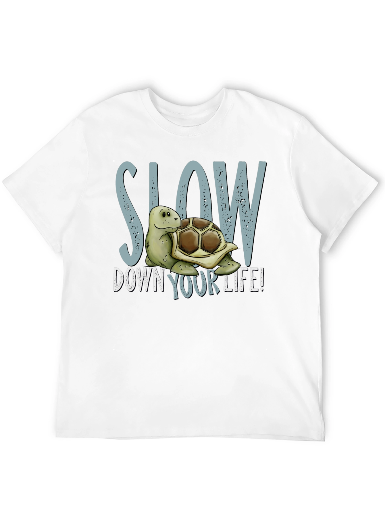 Slow Down Your Life Turtle Graphic Tee