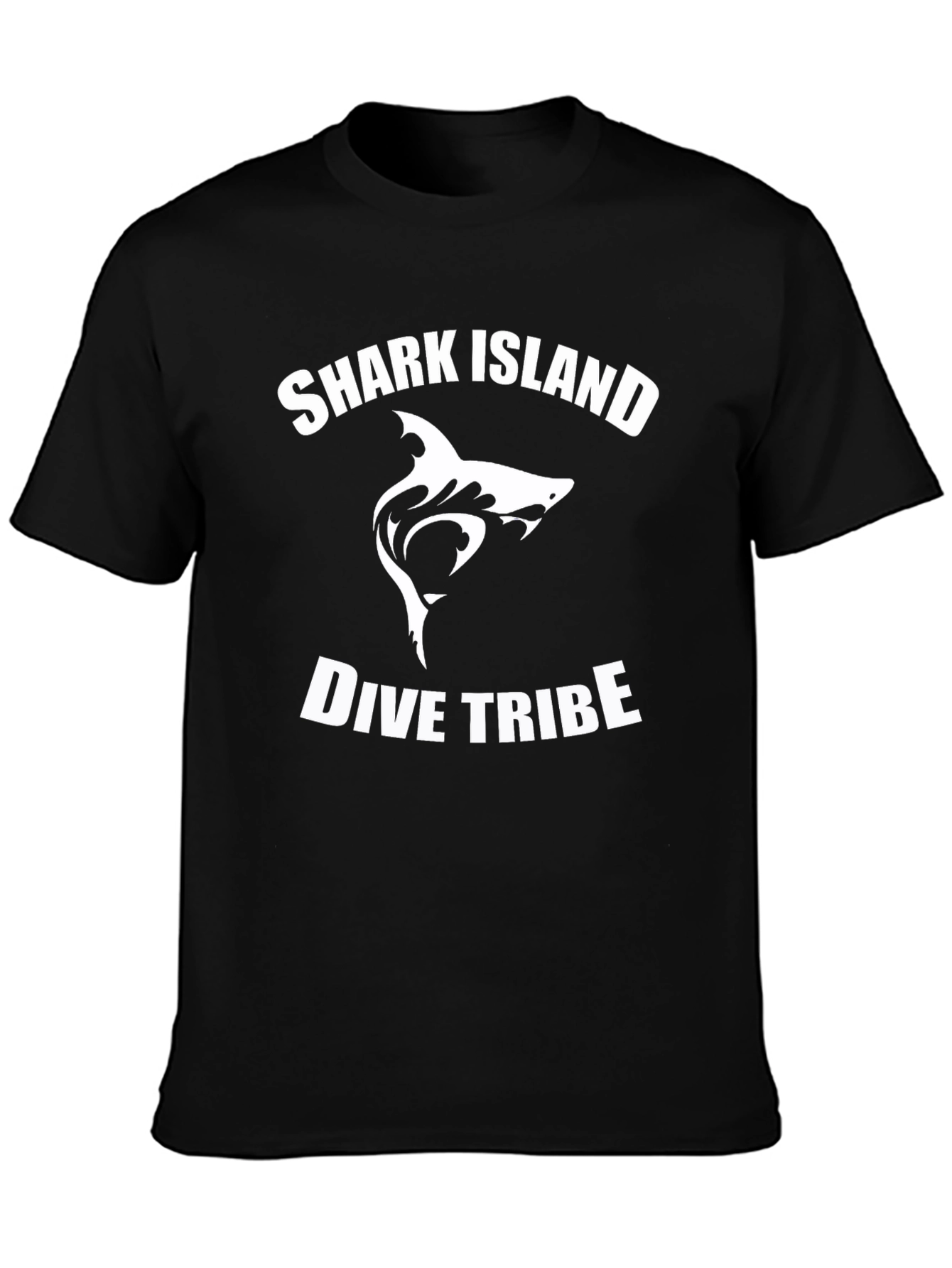 Shark Island Dive Tribe T-Shirt - Black Graphic Tee