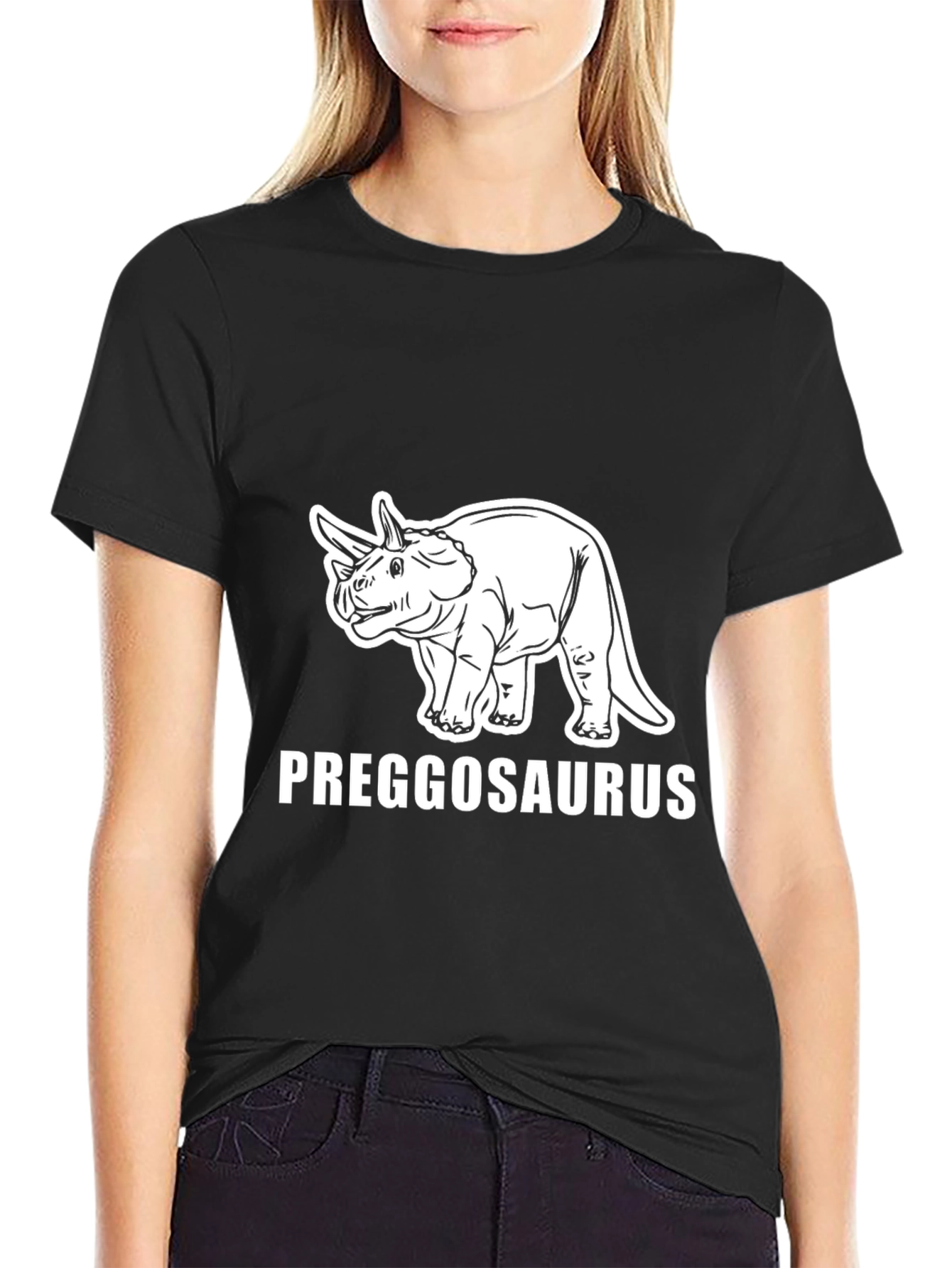 Preggosaurus T-Shirt - Funny Maternity Tee