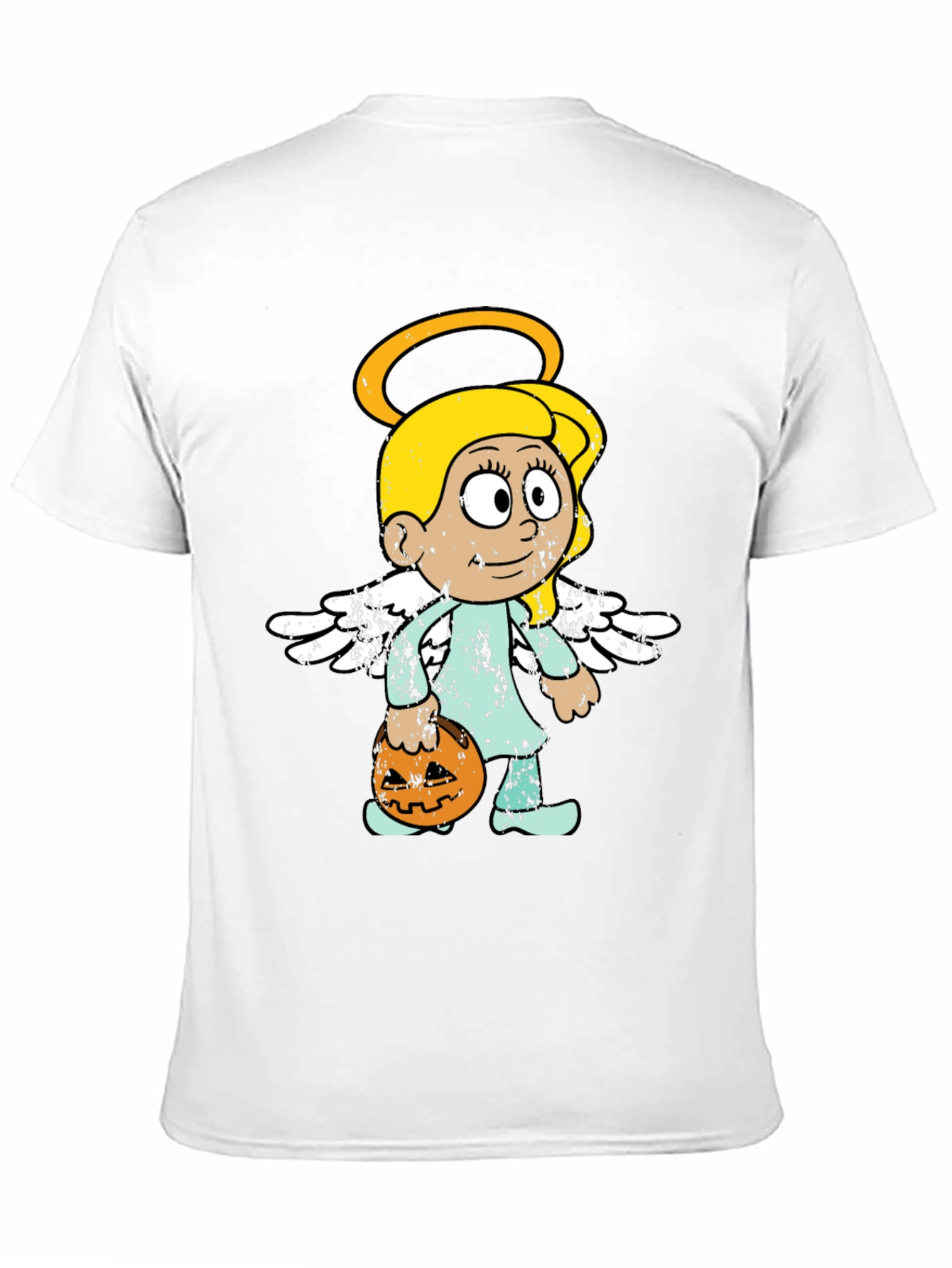 Halloween Angel Girl Graphic Tee