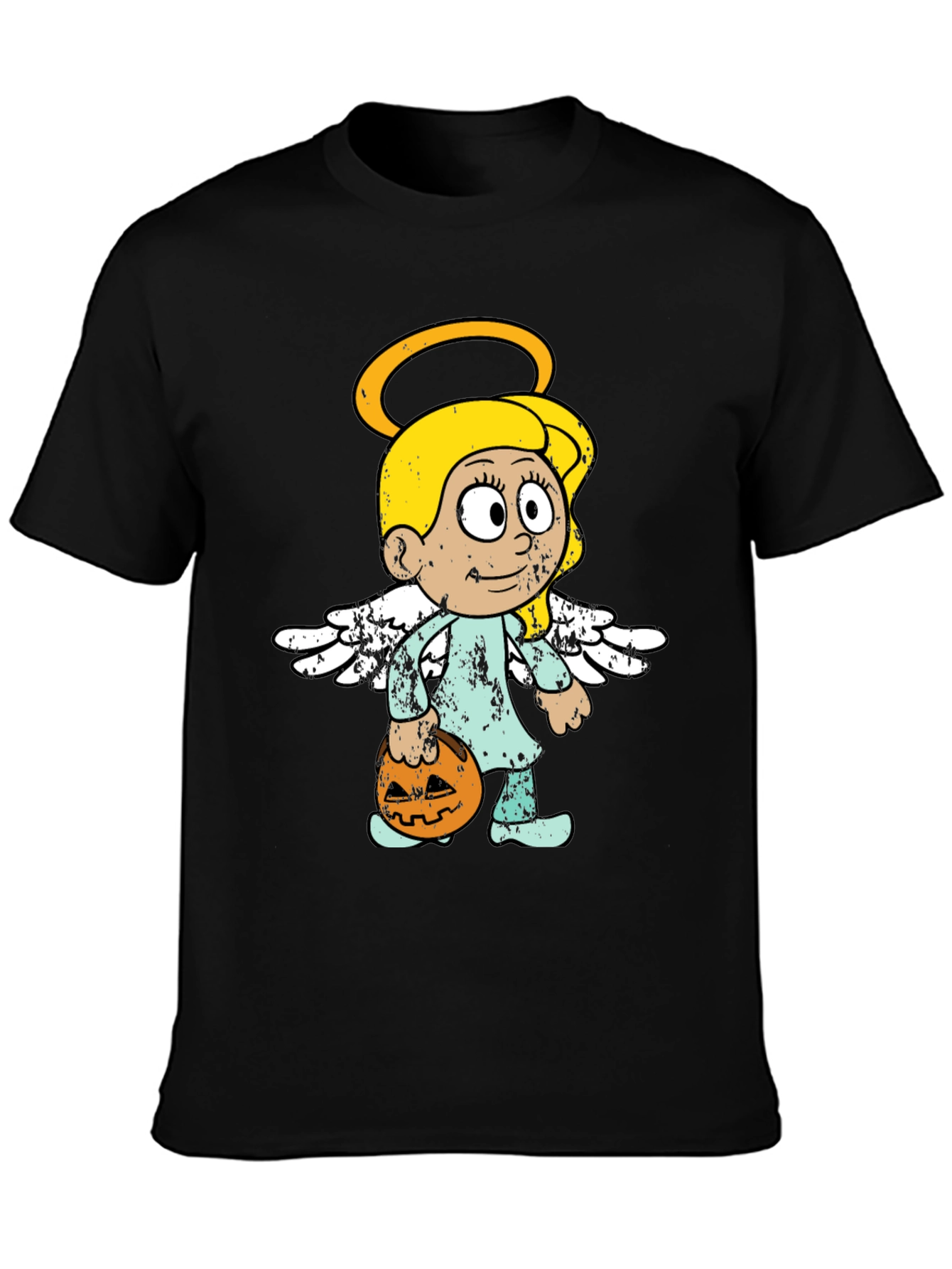 Halloween Angel Girl Graphic Tee