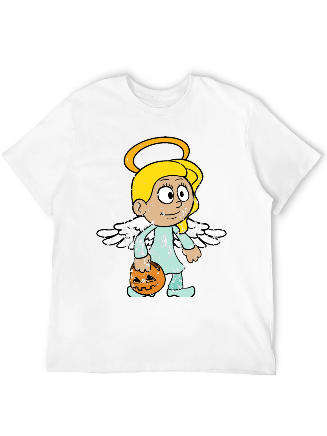 Halloween Angel Girl Graphic Tee