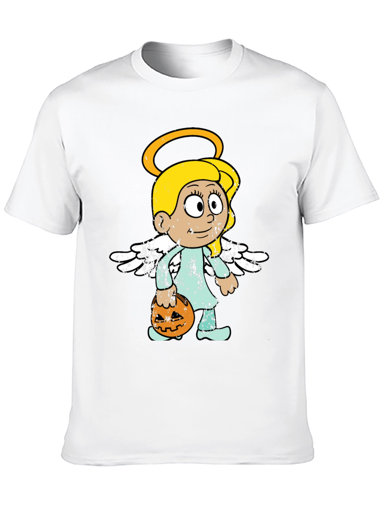 Halloween Angel Girl Graphic Tee