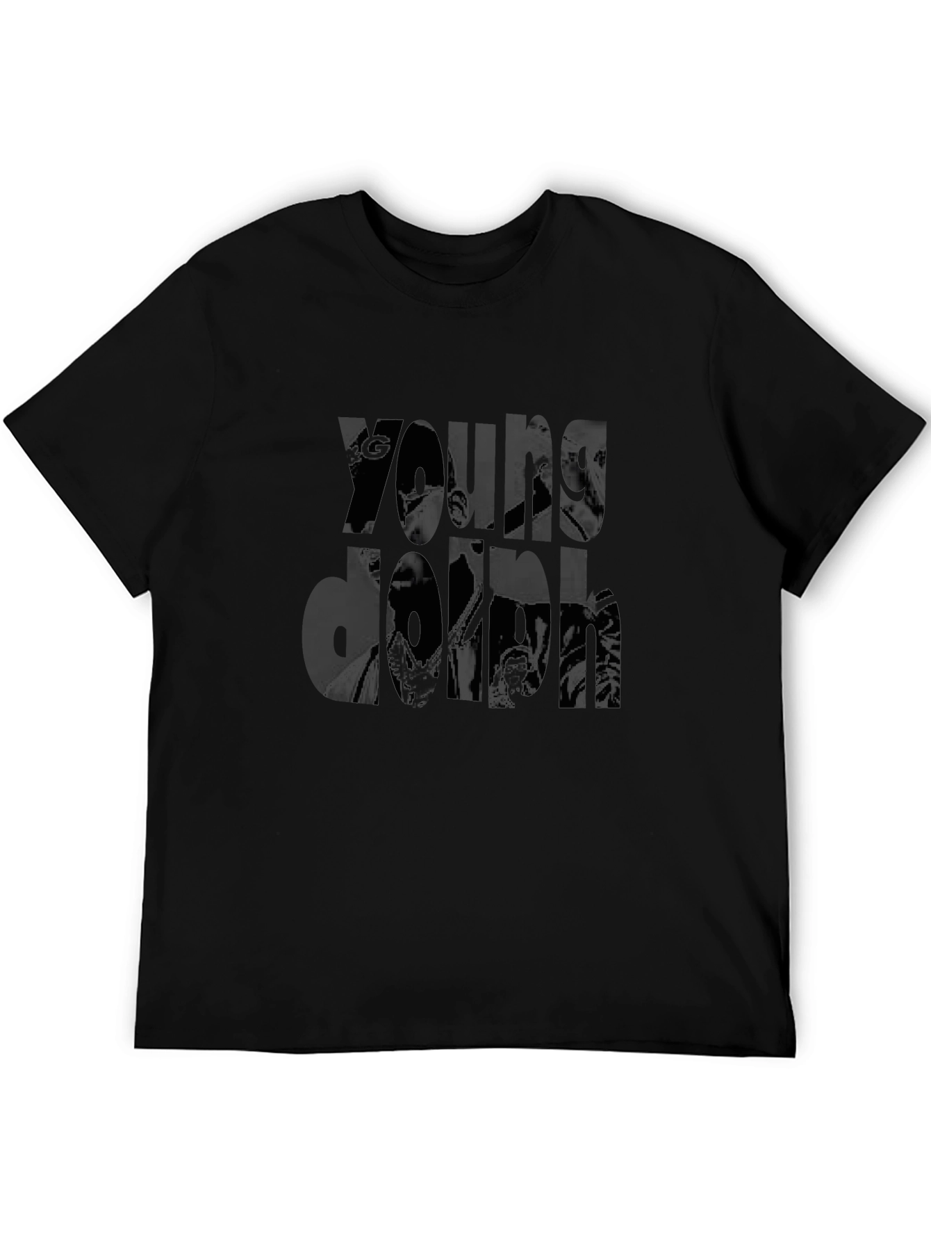 Black Graphic Print T-Shirt - Yours to Claim