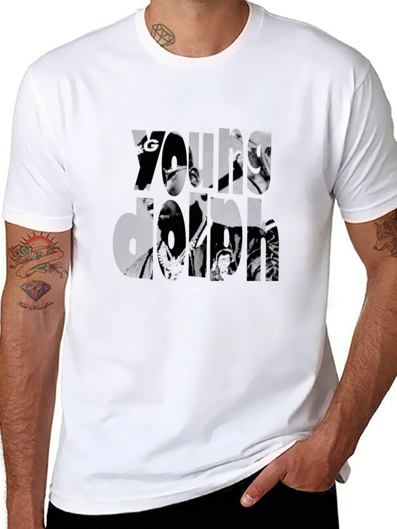 Black Graphic Print T-Shirt - Yours to Claim