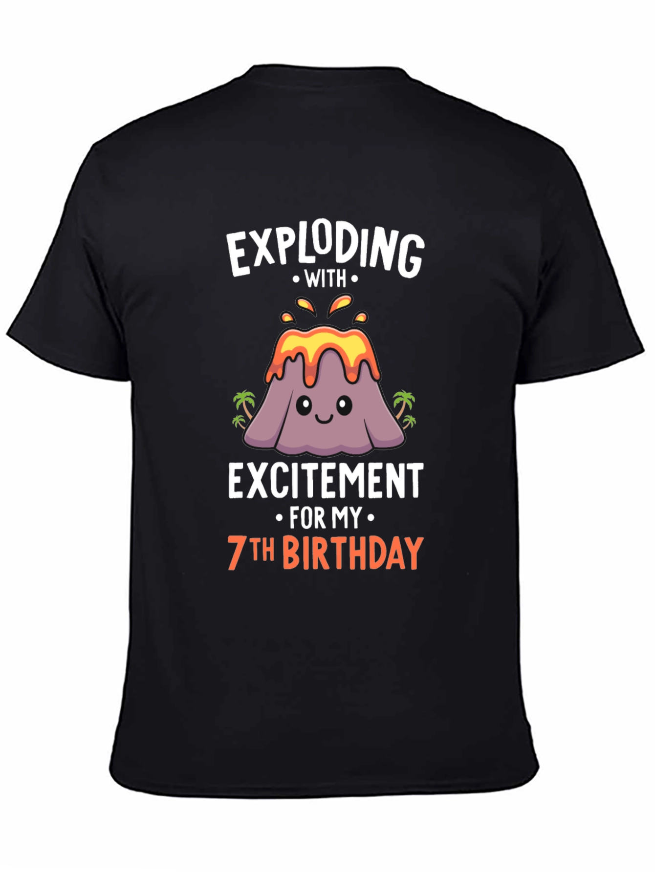 Exploding With Excitement 7th Birthday T-Shirt