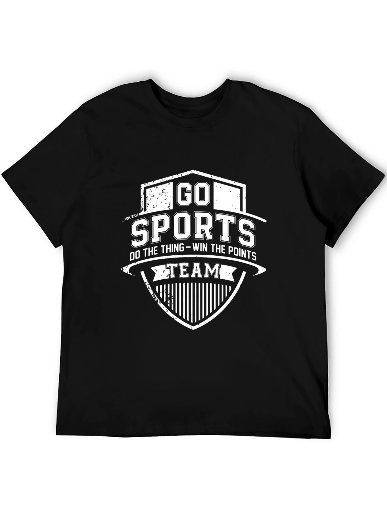Go Sports Black Graphic T-Shirt